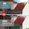 Cross-border best-selling Amazon 56LED detachable solar wall lamp, garden lamp, human-sensing waterproof lamp details Picture